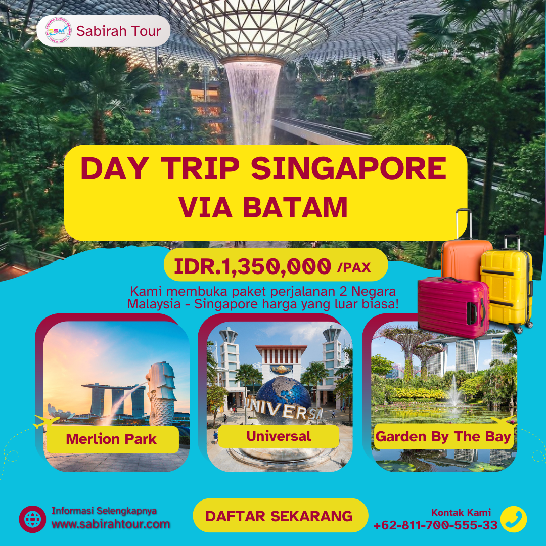 One Day Tour Singapore Dari Batam - Tour Singapore Via Batam
