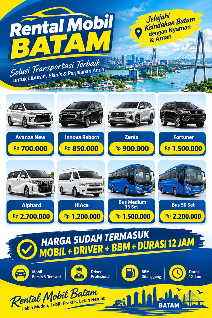 Rental Mobil Di Batam - Sewa Mobil Di Batam – Rental Mobil Batam Murah - Rental Mobil Batam Centre - Rental Mobil Batam
