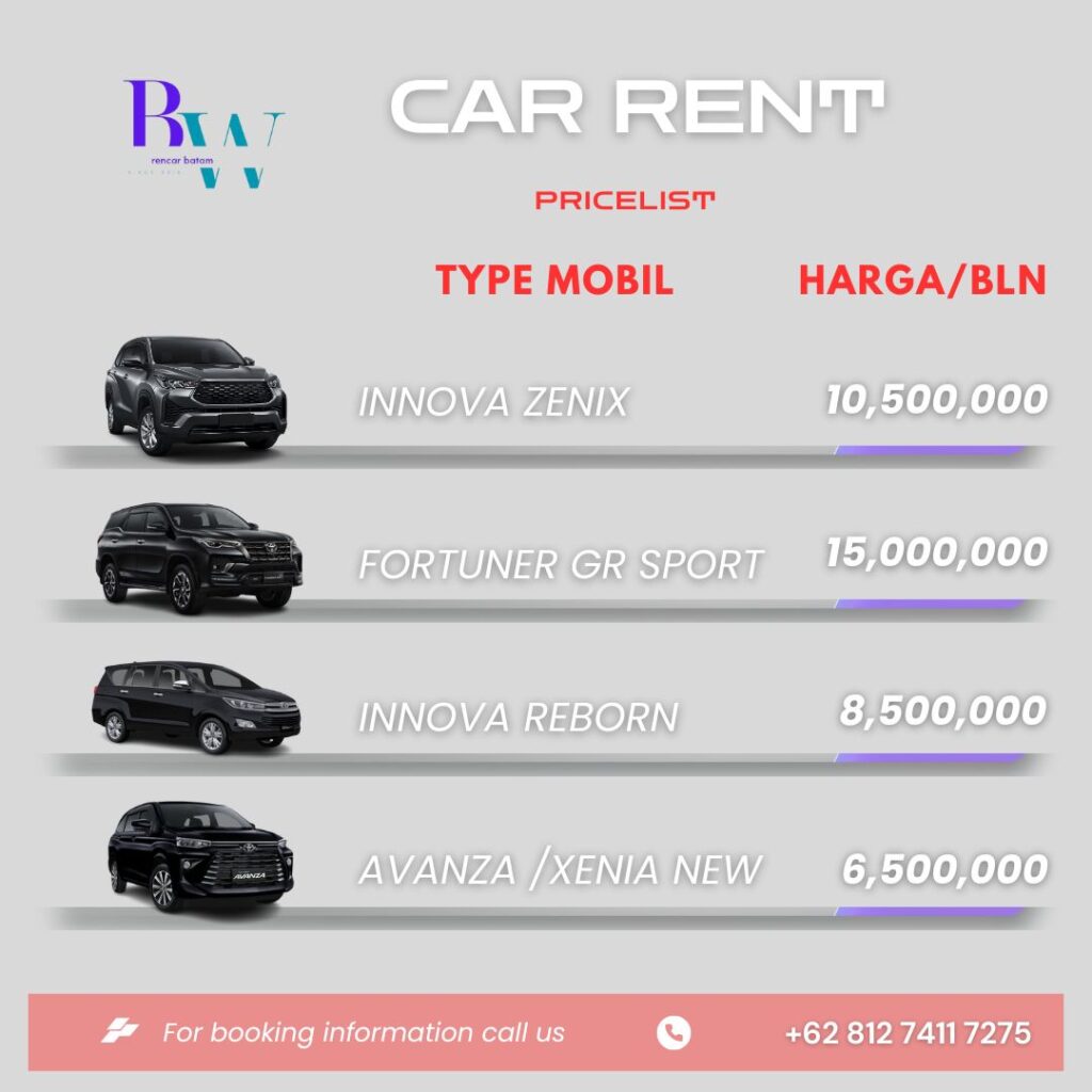 sewa mobil bulanan bintan - rental mobil bulanan di bintan